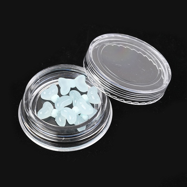 

PandaHall Plastic Cabochons Nail, Nail Art Decoration Accessories for Women, Bowknot, Pale Turquoise, 12x8.5x3.8mm Plastic Others