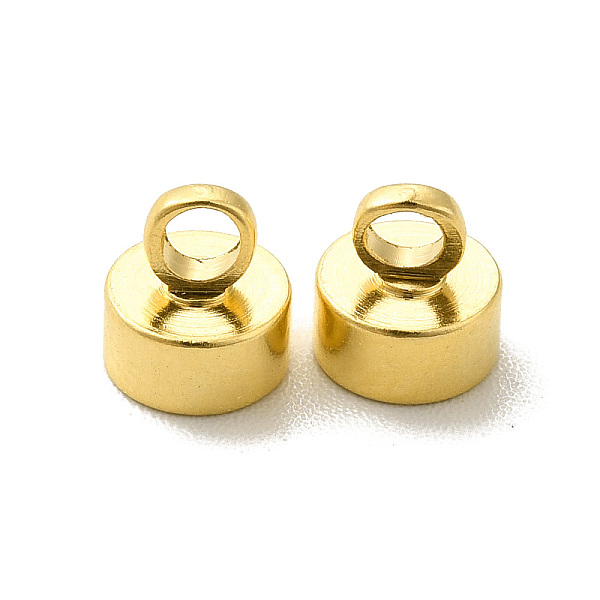 

PandaHall Brass Pendant Bails, Cadmium Free & Lead Free, Long-Lasting Plated, Flat Round, Real 24K Gold Plated, 5x5mm, Hole: 2mm Brass