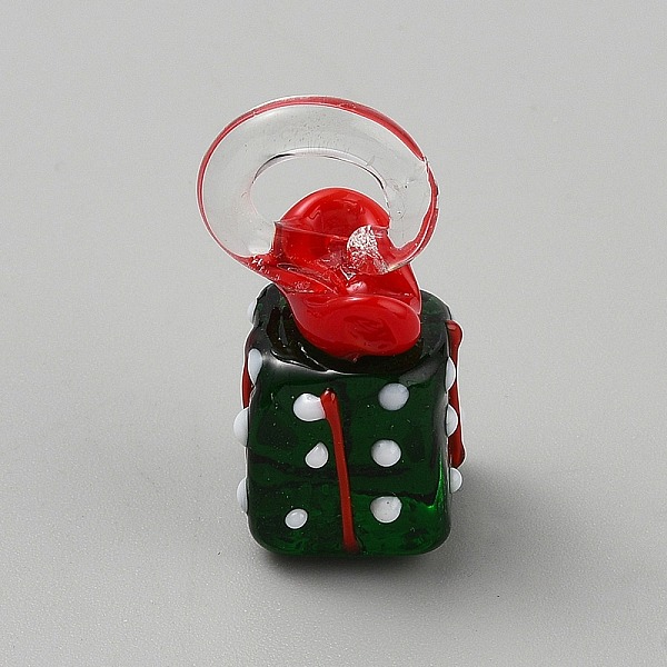 クリスマスガラスペンダント