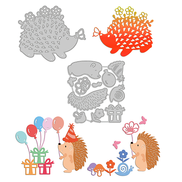 

PandaHall GLOBELAND 2Pcs 2 Style Carbon Steel Cutting Dies Stencils, for DIY Scrapbooking/Photo Album, Decorative Embossing DIY Paper Card...