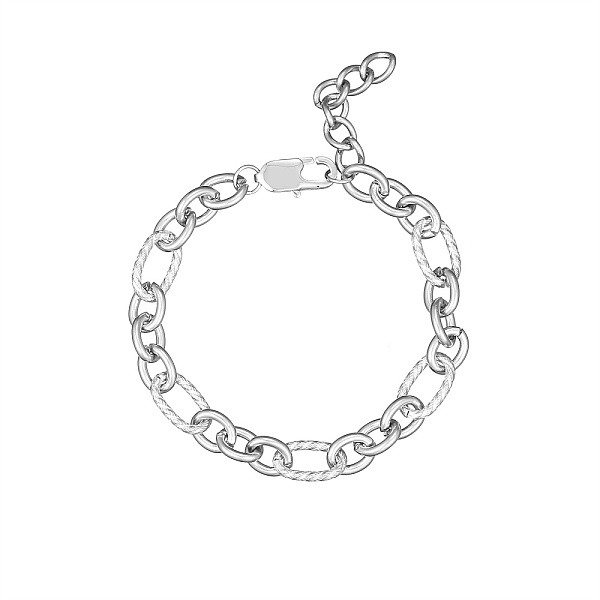 

PandaHall Stylish Unisex Stainless Steel Buckle Bracelet/Necklace for Daily Wear, Stainless Steel Color Stainless Steel