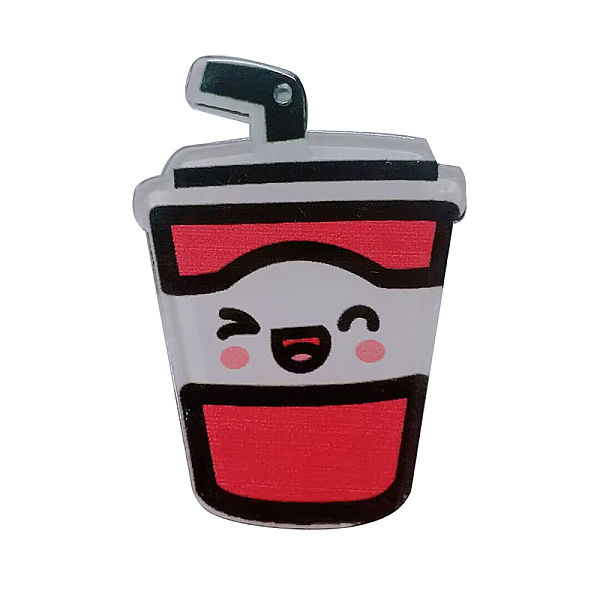 

PandaHall Acrylic Cabochon, Drink, Red, 45x32.5x2mm Acrylic Drink Red
