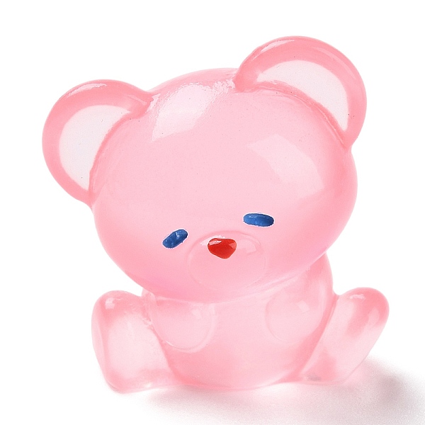 Luminous Resin Cute Little Bear Ornaments