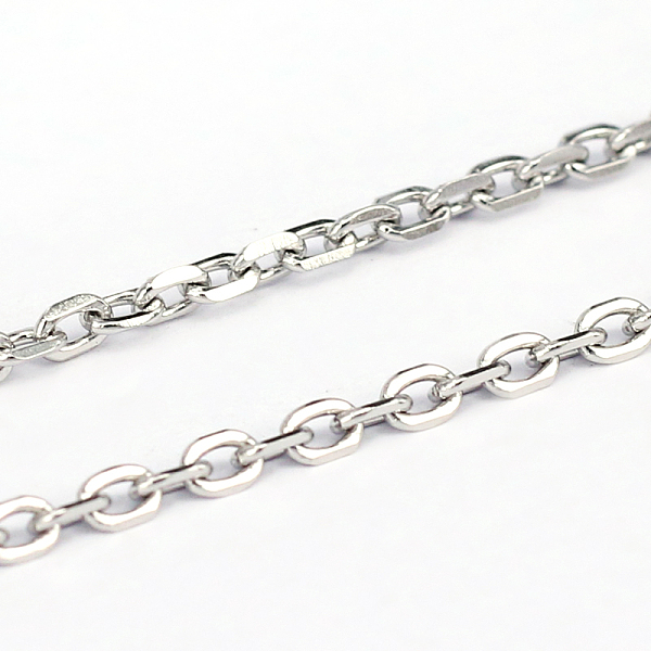 

PandaHall 304 Stainless Steel Cable Chains, Diamond Cut Chains, Soldered, Faceted, Oval, Stainless Steel Color, 3x2x0.6mm 304 Stainless...