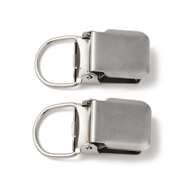 

PandaHall 304 Stainless Steel Clasps, Stainless Steel Color, 59.5x29.5x16mm, Hole: 18x24mm 304 Stainless Steel Others