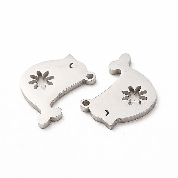 

PandaHall 304 Stainless Steel Pendants, Bird Charms, Stainless Steel Color, 15.5x19x1.4mm, Hole: 1.4mm 304 Stainless Steel Bird