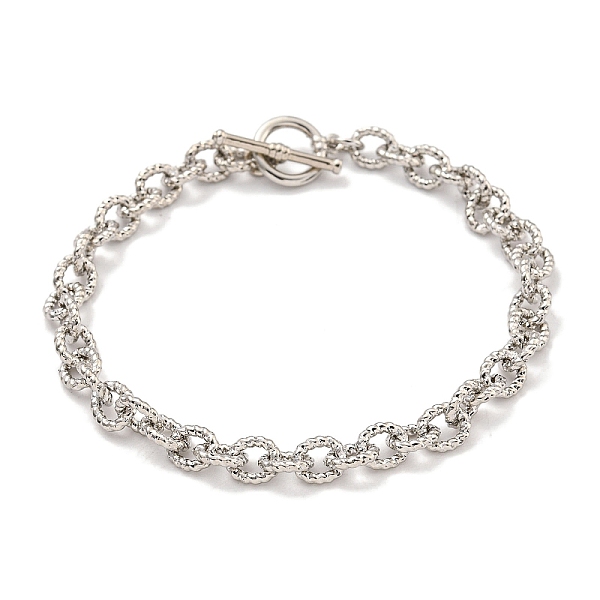 Twist Brass Cable Chain Bracelets for Women