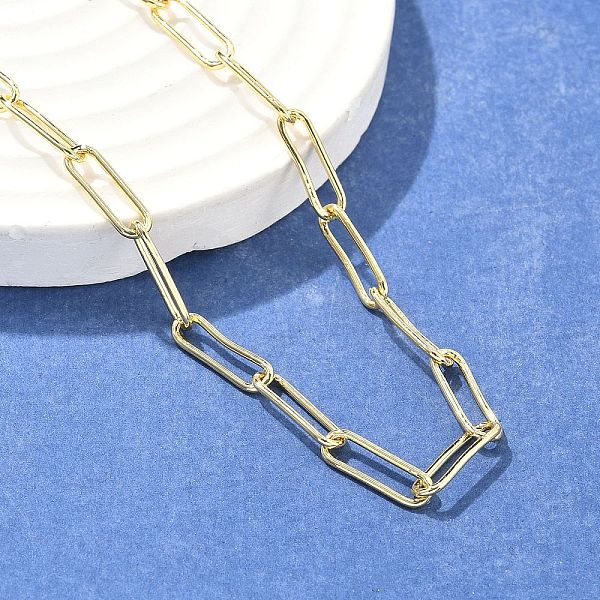 Unisex Brass Cable Chains Necklaces