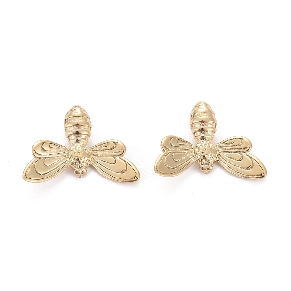 

PandaHall Ion Plating(IP) 304 Stainless Steel Pendants, Bees, Golden, 13x16.5x4mm, Hole: 1mm 304 Stainless Steel Bees