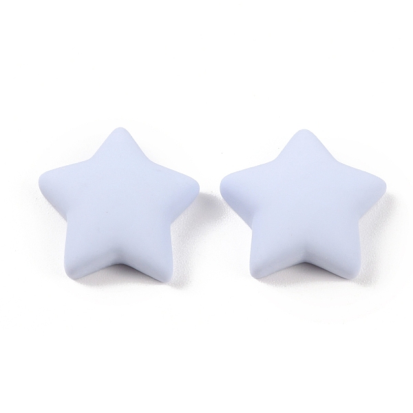 

PandaHall Resin Cabochons, Star, Light Steel Blue, 18x19x7.5mm Resin Star