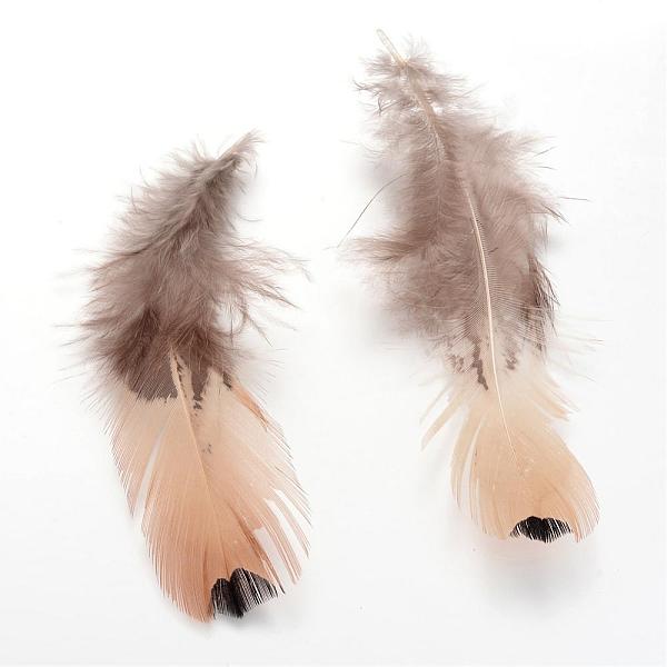 

PandaHall Chicken Feather Costume Accessories, Sandy Brown, 100~110x30~40mm Feather Feather Brown
