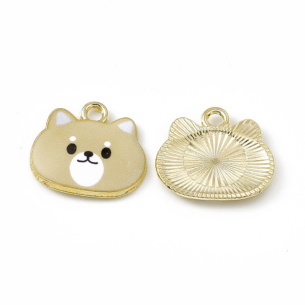 

PandaHall Painted Alloy Pendants, Cat Charm, Cadmium Free & Nickel Free & Lead Free, Golden, Pale Goldenrod, 18x20x2.5mm, Hole: 2.3mm Alloy...