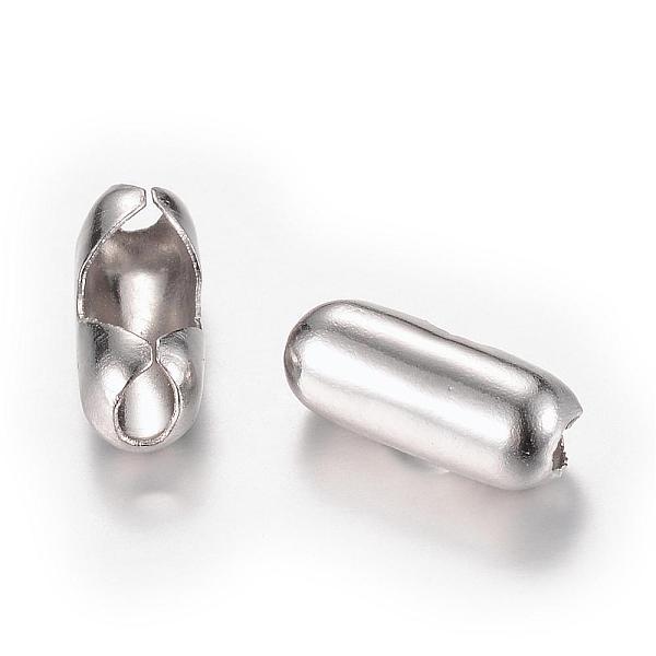 

PandaHall 201 Stainless Steel Ball Chain Connectors, Stainless Steel Color, 10x4mm, Hole: 2mm 201 Stainless Steel