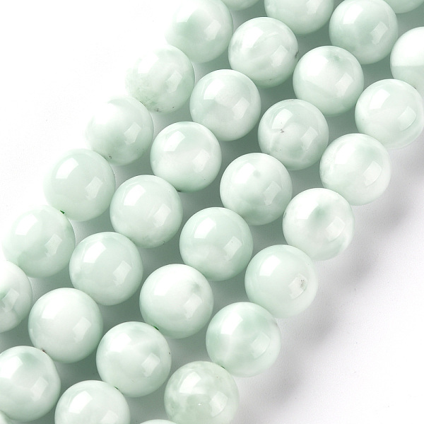 

PandaHall Glass Beads Strands, Round, 10mm, Hole: 0.9mm, about 38pcs/strand, 15.55''(39.5cm) Glass Round