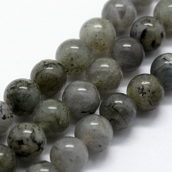 

PandaHall Natural Labradorite Beads Strands, Round, 6mm, Hole: 0.8mm, about 63pcs/strand, 14.76 inch(37.5cm) Labradorite Round