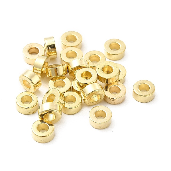 

PandaHall CCB Plastic Beads, Flat Round/Disc, Golden, 7x3mm, Hole: 3mm Plastic Disc