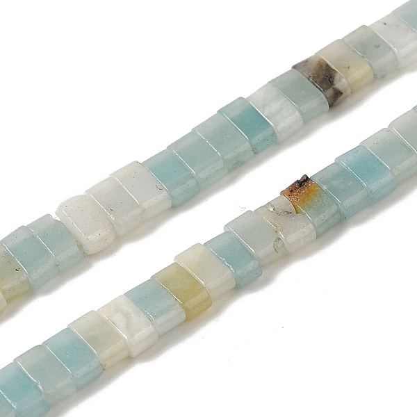 

PandaHall Natural Flower Amazonite Beads Strands, 2-Hole, Rectangle, 2.5~3x5x2.5mm, Hole: 0.8mm, about 138~140pcs/strand, 15.28''~15.31''...