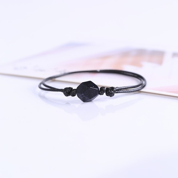 

PandaHall Cat's Eye Crystal Bracelet Women's Japanese and Korean Simplified Student Forest Blue Sandstone Fashion Jewelry