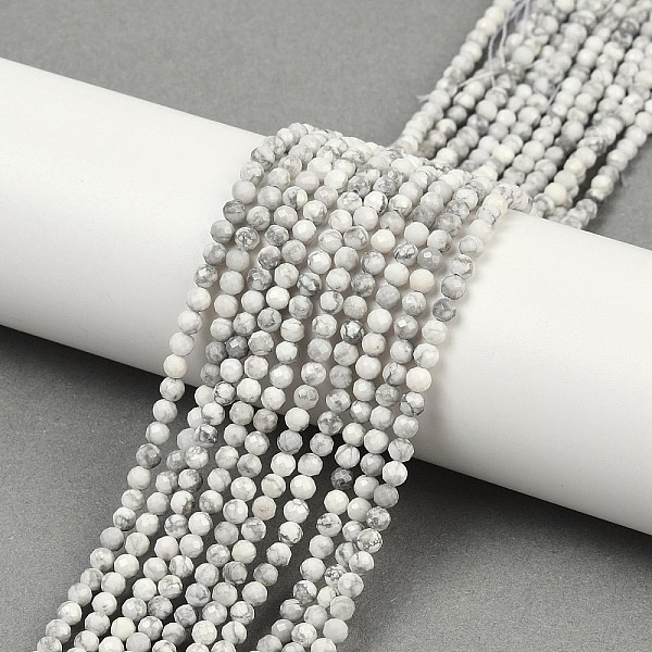 Natural Howlite Bea… - image