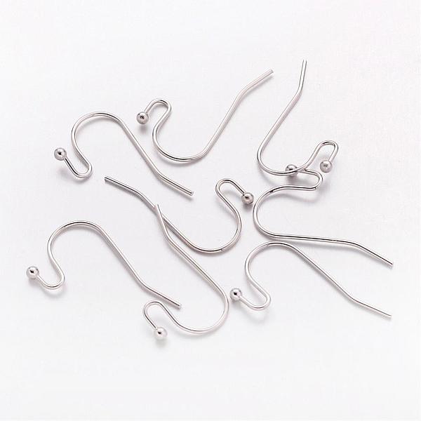 Platinum Color Brass Hook Ear Wire