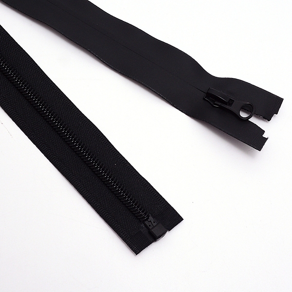 

PandaHall Nylong Zipper Fastener, for Clothes DIY Sewing Accessories, Black, 52.4x3x0.25cm Nylon Black
