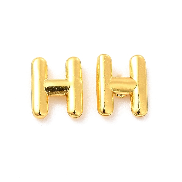 

PandaHall Brass Hollow Out Initial Letter Stud Earrings for Women, Real 18K Gold Plated, Lead Free & Cadmium Free, Letter.H, 7x5.5x1.5mm...