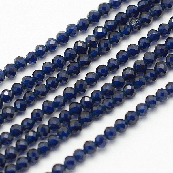 

PandaHall Faceted Synthetic Quartz Beads Strands, Dyed, Round, Steel Blue, 2mm, Hole: 0.5mm, about 200pcs/strand, 15.5 inch(39.5cm) Other...