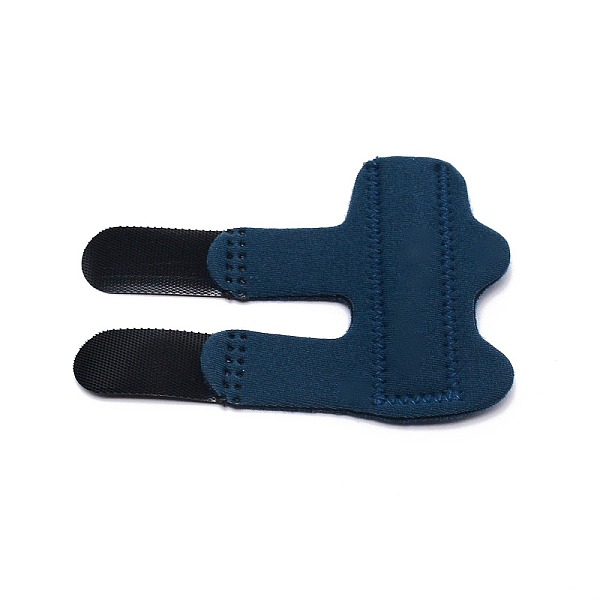 

PandaHall Adjustable Finger Fracture Fixation Splint, for Finger Release & Pain Relief, Midnight Blue, 77x115x5mm Cloth