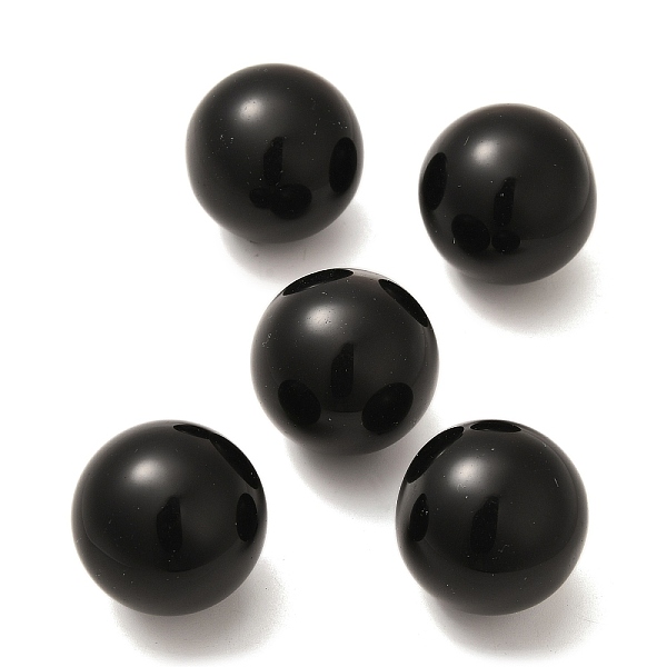 Natural Black Obsid… - image