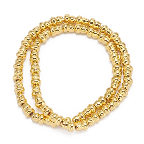 

PandaHall Non-magnetic Synthetic Hematite Beads Strands, Galvanic Plating(Color Retention for 1 Year), Gourd, Golden Plated, 8.5x6.5~7mm...