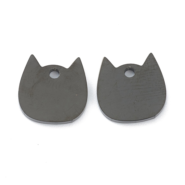 

PandaHall 304 Stainless Steel Laser Cut Pendants, Stamping Blank Tag, Cat Head, Gunmetal, 11.5x11.5x1.5mm, Hole: 1.6mm 304 Stainless Steel...