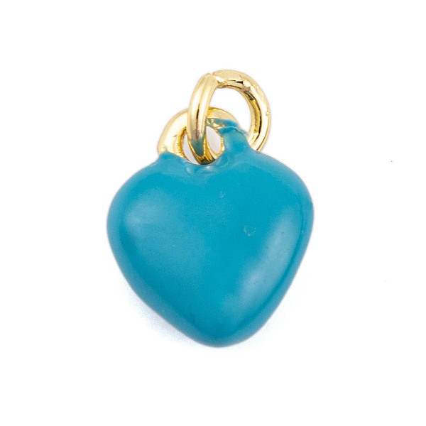 

PandaHall Rack Plating Brass Enamel Pendants, with Jump Ring, Cadmium Free & Lead Free, Long-Lasting Plated, Real 18K Gold Plated, Heart...