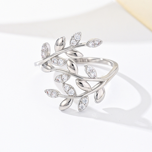 Bagues en laiton avec micro pavé de zircone cubique pour femmes