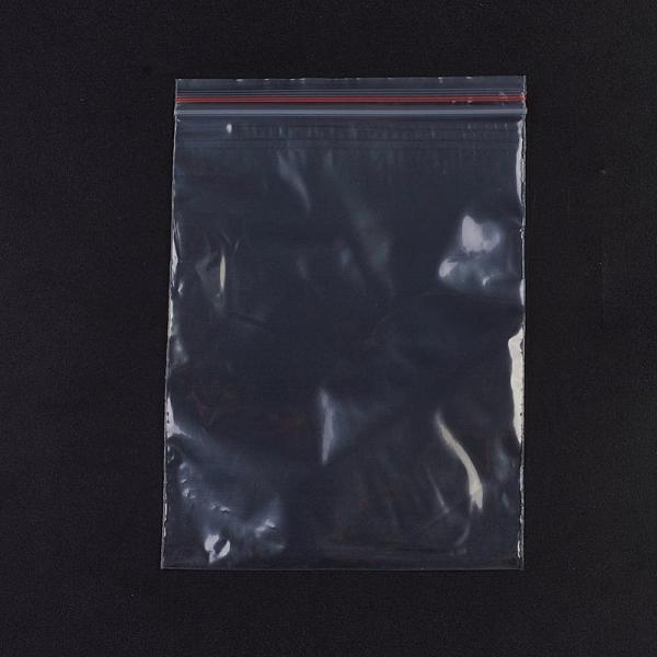 

PandaHall Plastic Zip Lock Bags, Resealable Packaging Bags, Top Seal, Self Seal Bag, Rectangle, Red, 17x12cm, Unilateral Thickness: 1.8 Mil...