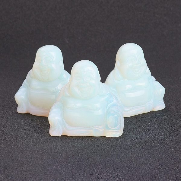 

PandaHall Opalite Display Decorations, Buddhist Theme, No Hole/Undrilled, 3D Buddha, 36.5~38x16~19x36.5mm Opalite Human