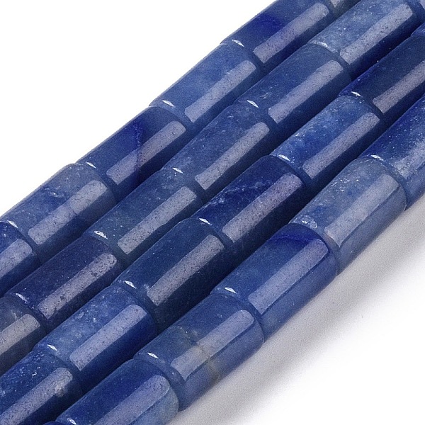 

PandaHall Natural Blue Aventurine Beads Strands, Column, 12x8mm, Hole: 1.2mm, about 33pcs/strand, 15.63''(39.7cm) Blue Aventurine Column