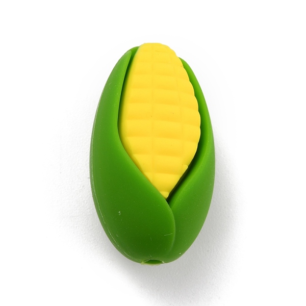 

PandaHall Food Grade Eco-Friendly Silicone Focal Beads, Chewing Beads For Teethers, DIY Nursing Necklaces Making, Corn, Yellow, 26.5x15x13mm...