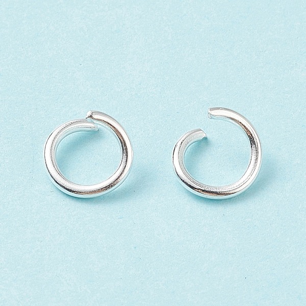 

PandaHall Jump Rings, Open, Iron, Silver Color Plated, 6x0.9mm, Inner Diameter: 4.2mm, about 9000pcs/1000g Iron