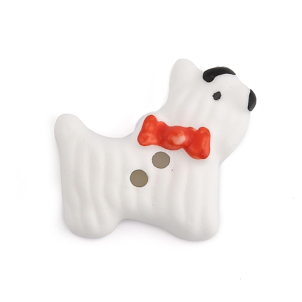 Dog Ceramic Buttons - image