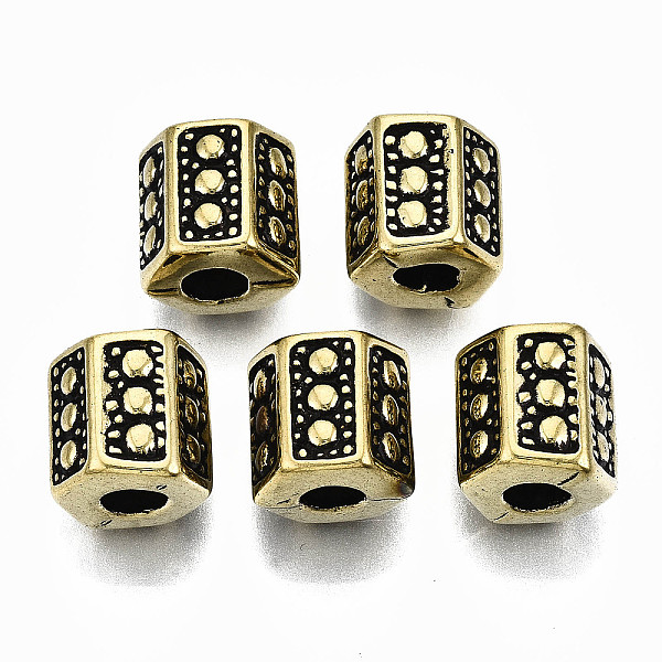 

PandaHall CCB Plastic European Beads, Large Hole Beads, Hexagon, 925 Sterling Silver Plated, 12x12x11mm, Hole: 4.5mm, about 470pcs/500g...