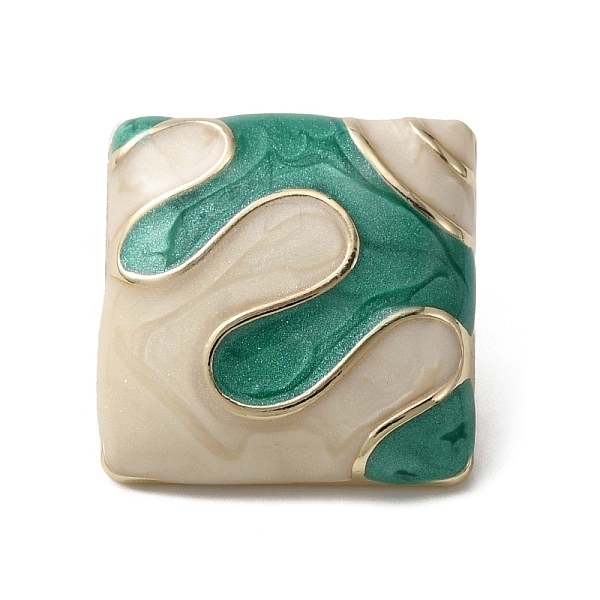 

PandaHall 1-Hole Zinc Alloy Enamel Shank Buttons, Square, 16.5x16x8.5mm, Hole: 2mm Alloy Square