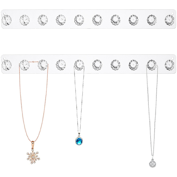Ornement suspendu de présentoir à bijoux en acrylique