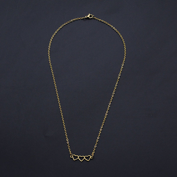 

PandaHall 201 Stainless Steel Pendant Necklaces, with Cable Chains and Lobster Claw Clasps, Golden, 17.12 inch(43.5cm), 2mm 201 Stainless...