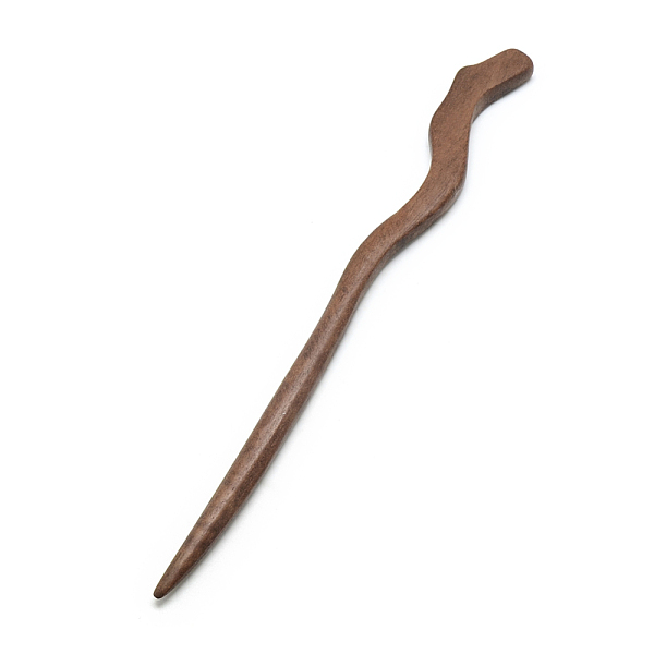 

PandaHall Swartizia Spp Wood Hair Sticks, Dyed, Coconut Brown, 176x18x7mm Wood Brown