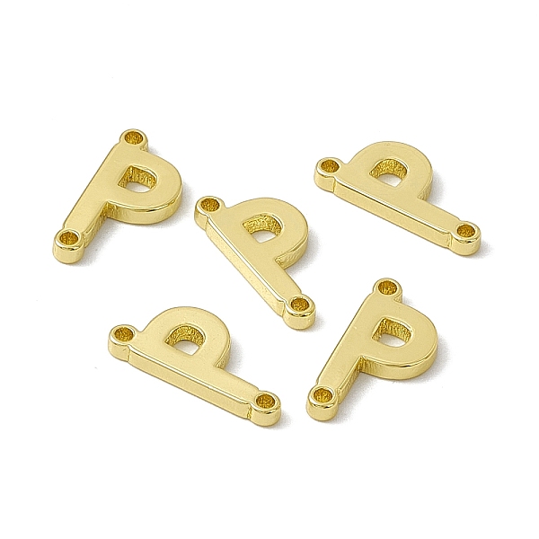 

PandaHall Rack Plating Brass Connector Charms, Real 18K Gold Plated, Long-Lasting Plated, Cadmium Free & Nickel Free & Lead Free, Letter...