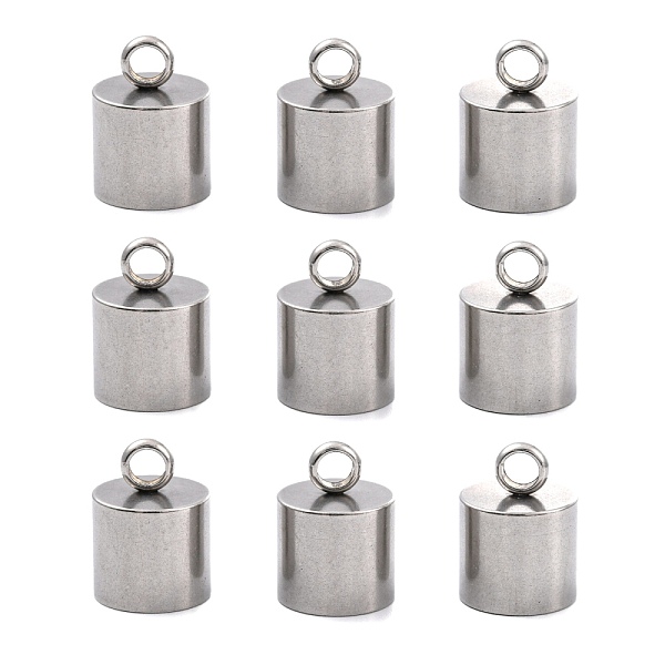 

PandaHall Smooth Surface 201 Stainless Steel Cord Ends, End Caps, Stainless Steel Color, 15x11mm, Hole: 3.5mm, 10mm Inner Diameter 201...