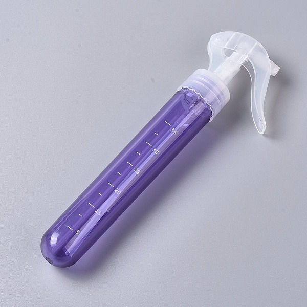 PandaHall 35ml PET Plastic Portable Spray Bottle, Refillable Mist Pump, Perfume Atomizer, BlueViolet, 21.6x2.8cm, Capacity: 35ml(1.18 fl....