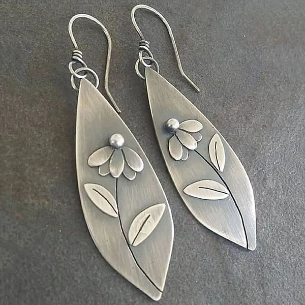 Alloy Dangle Earrin… - image