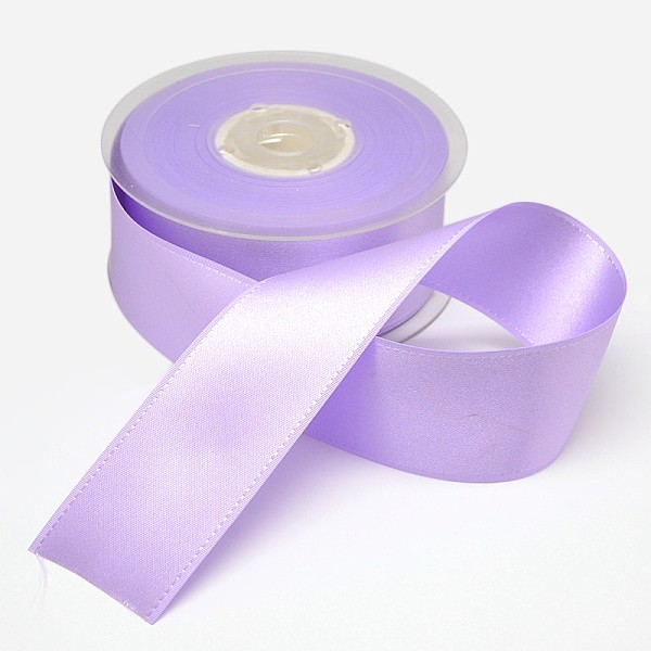 PandaHall Grosgrain Ribbon for Wedding Festival Decoration, Orchid, 1-1/2 inch(38mm), about 100yards/roll(91.44m/roll) Polyester None Purple