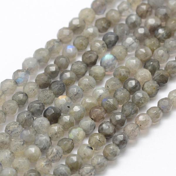 

PandaHall Natural Labradorite Beads Strands, Grade A+, Faceted, Round, 4mm, Hole: 1mm, about 92pcs/strand, 15.1 inch(38.5cm) Labradorite...